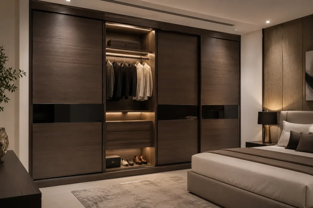 Modern Sliding Wardrobe Design for Dubai Bedrooms